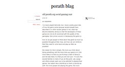 Desktop Screenshot of porath.org